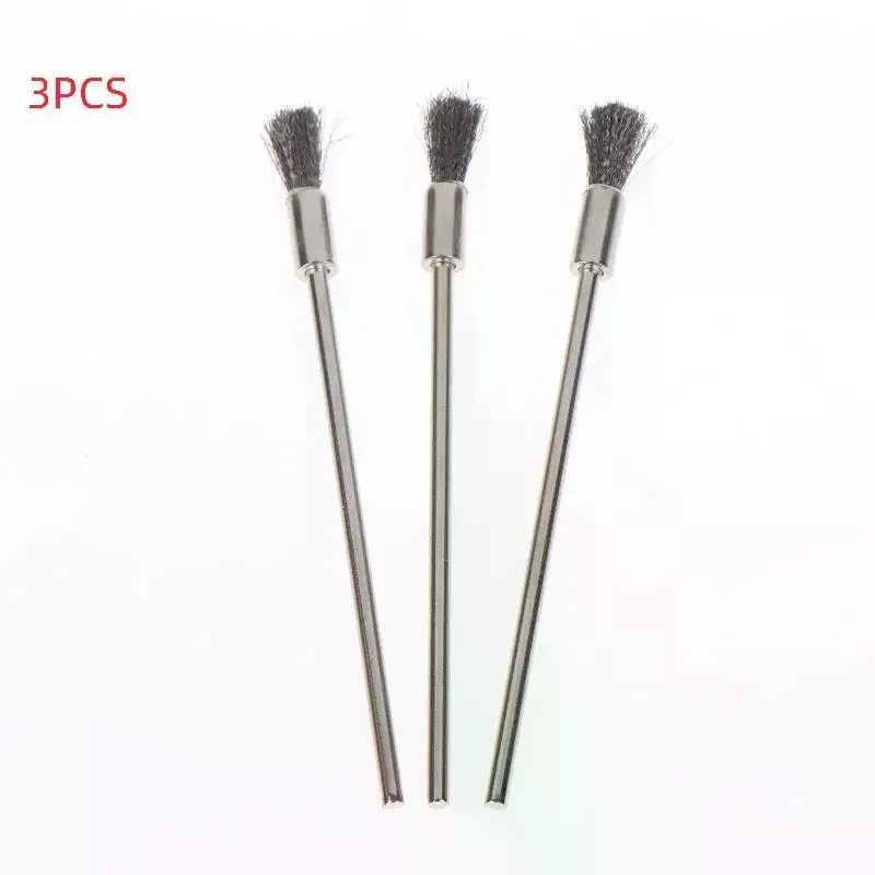 3Pcs Stainless Steel Wire Brushes Polishing 100mm Wheel Brush Brushed Scrap Welding Metal Surface Pretreatment No Shed
