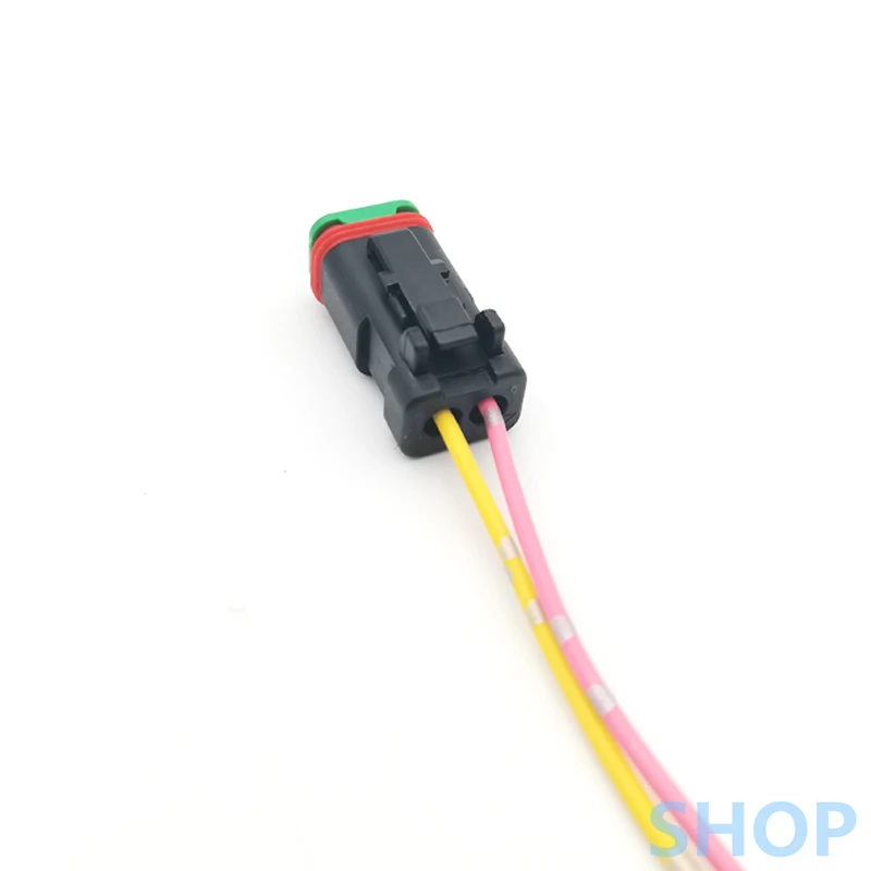 1and 10PC,2pin For Komatsu Caterpillar CAT excavator solenoid valve, water temperature and speed sensor, lighting plug connector