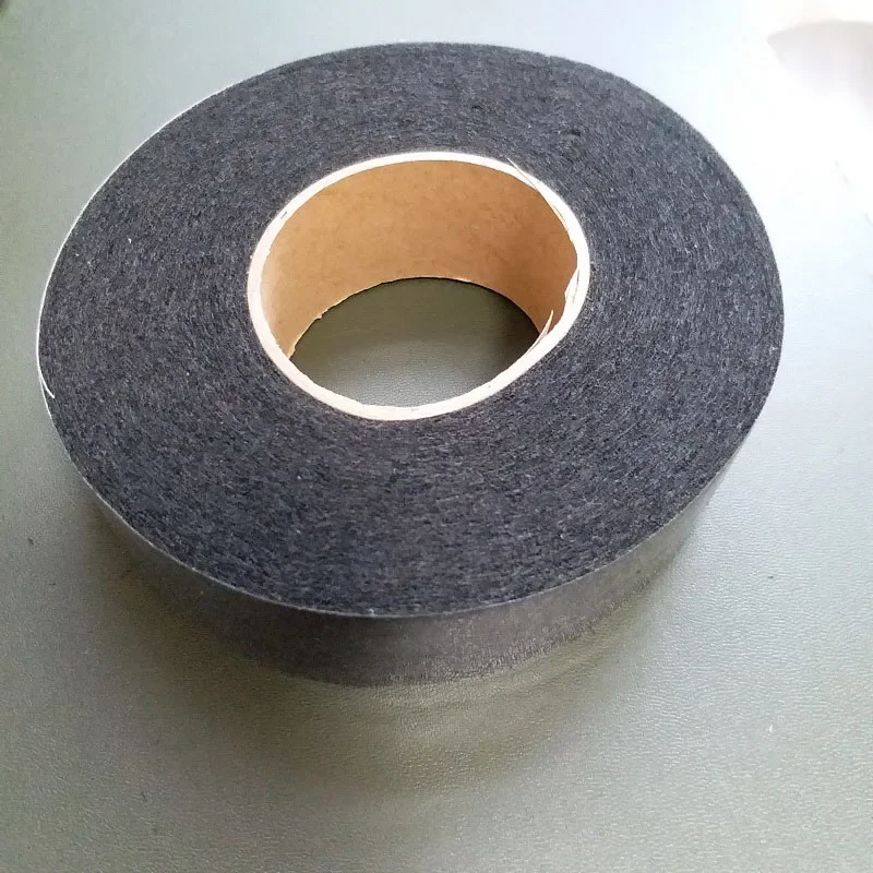 1rolls Nonwoven adhesive interlining Double-sided fusible 3cm*90yard black white Interlining fabric entretela para costura