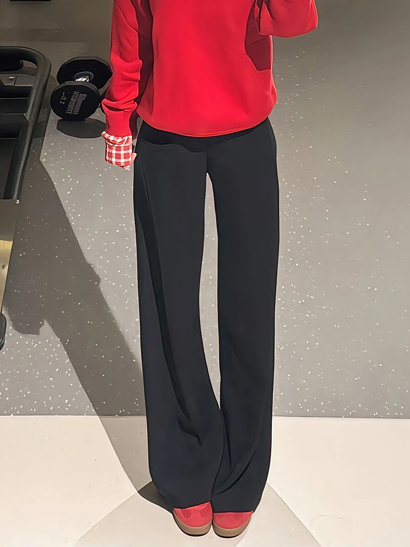 

Брюки-клеш Bla Bootcut, прямые повседневные зимние брюки с флисовой подкладкой, утягивающие, в американском стиле, для мужчин и женщин