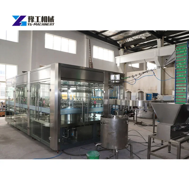 Automatic 3 In 1 Automatic Water PET Bottle Filling Capping Machines or Bottling Plant Machine Equipment Production Line