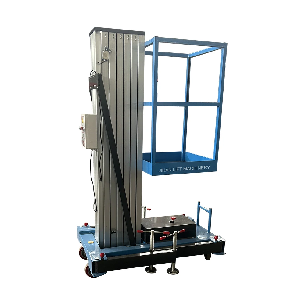 

High Quality Electric Aluminium Alloy Self-propelled Vertical Lifts Aerial Working Platform Lift