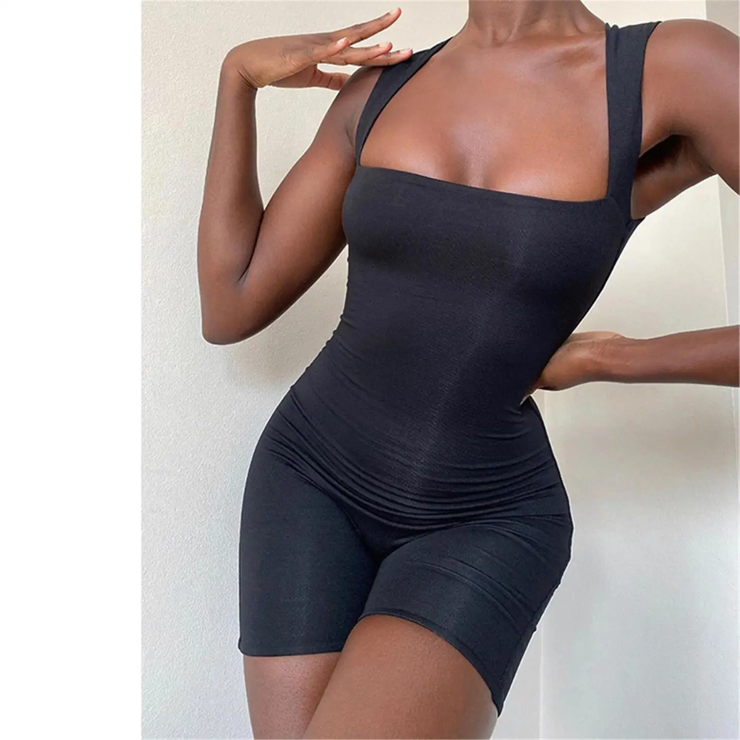 

Sexy Bow Susp Slim Fit Dr for Women Base Layer Pants Five-Quarter Length Middle Waist Design Triacetate Fiber 00%