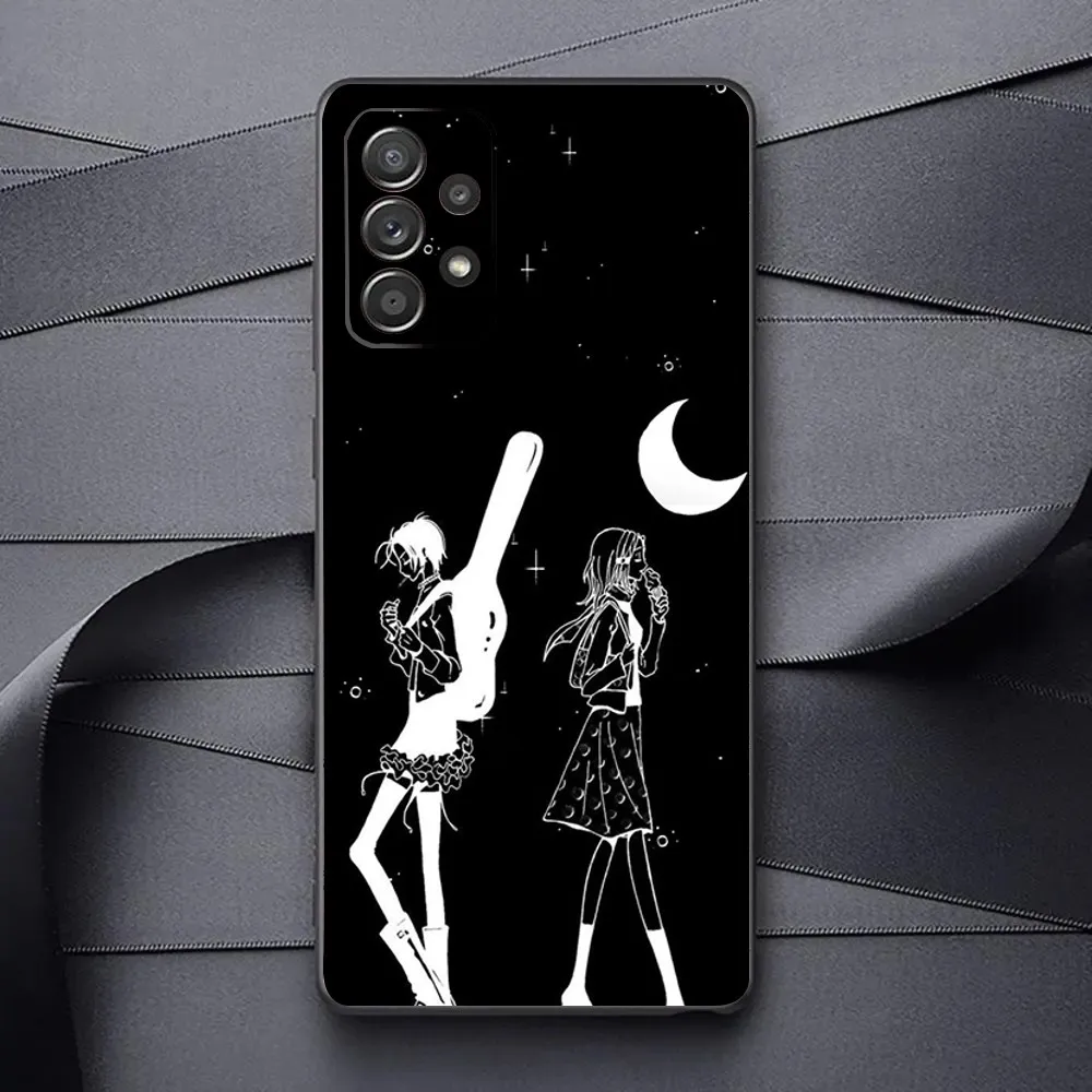 Anime NaNa Osaki Phone Case For Samsung Galaxy A13,A21s,A22,A31,A32,A52,A53,A71,A80,A91 Soft Black Phone Cover