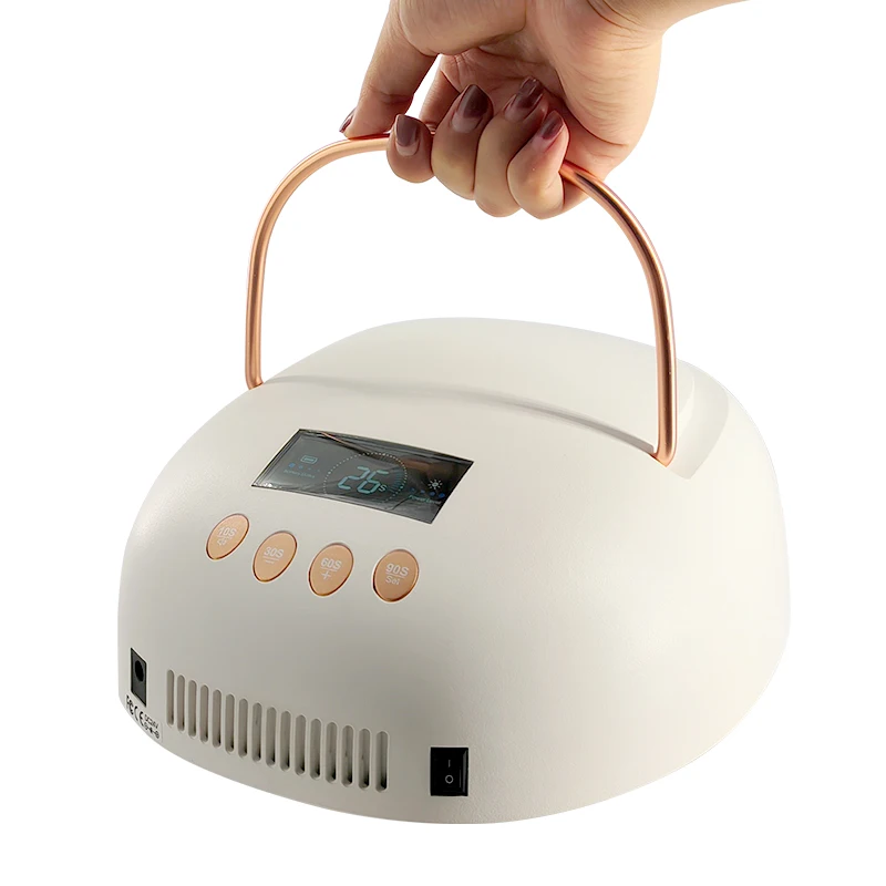 2024 Powerful Nail Dryer Cure All Gel Professional LED UV Lamp Large Space Adjustable Level Manicure Nail Equipment