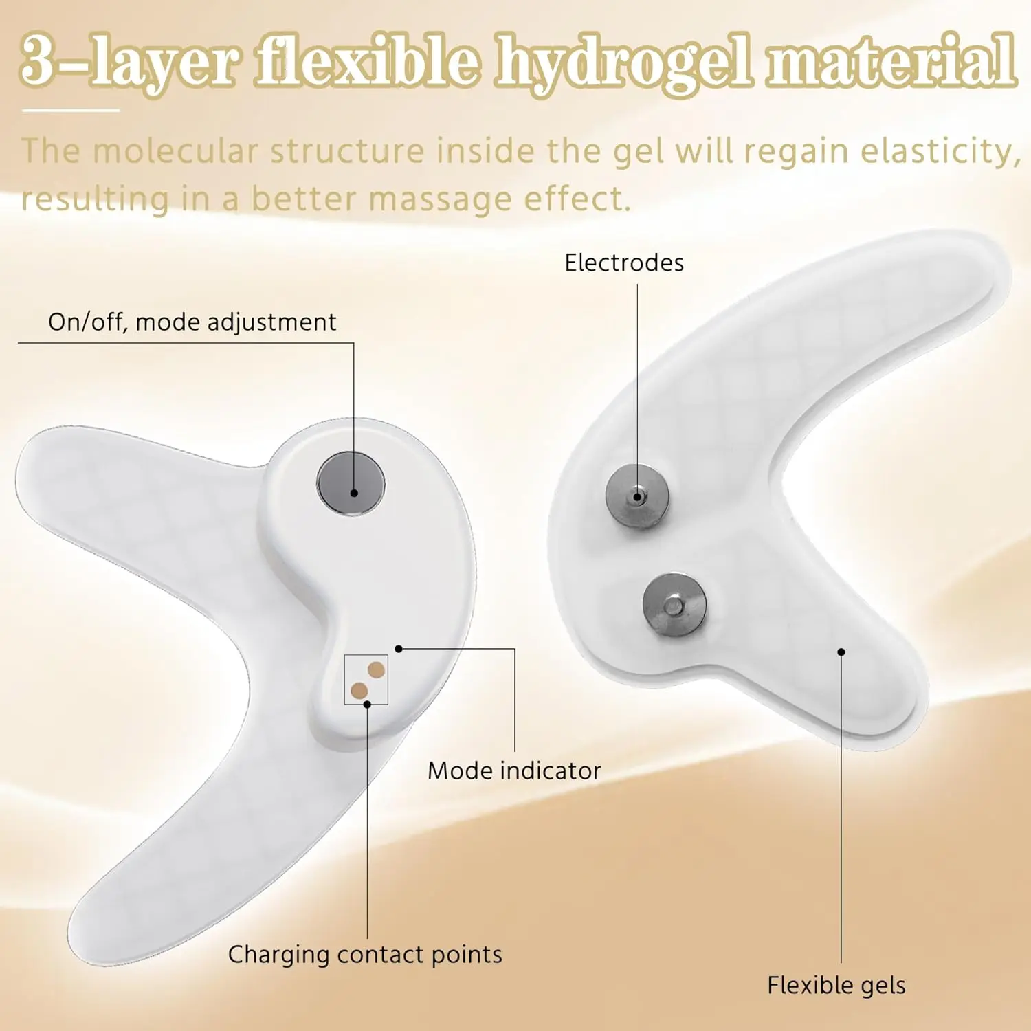 2025 venda quente outro uso doméstico ems micro corrente mini dispositivo de beleza dos olhos terapia de luz vermelha sob os olhos massageador remendos instrumento