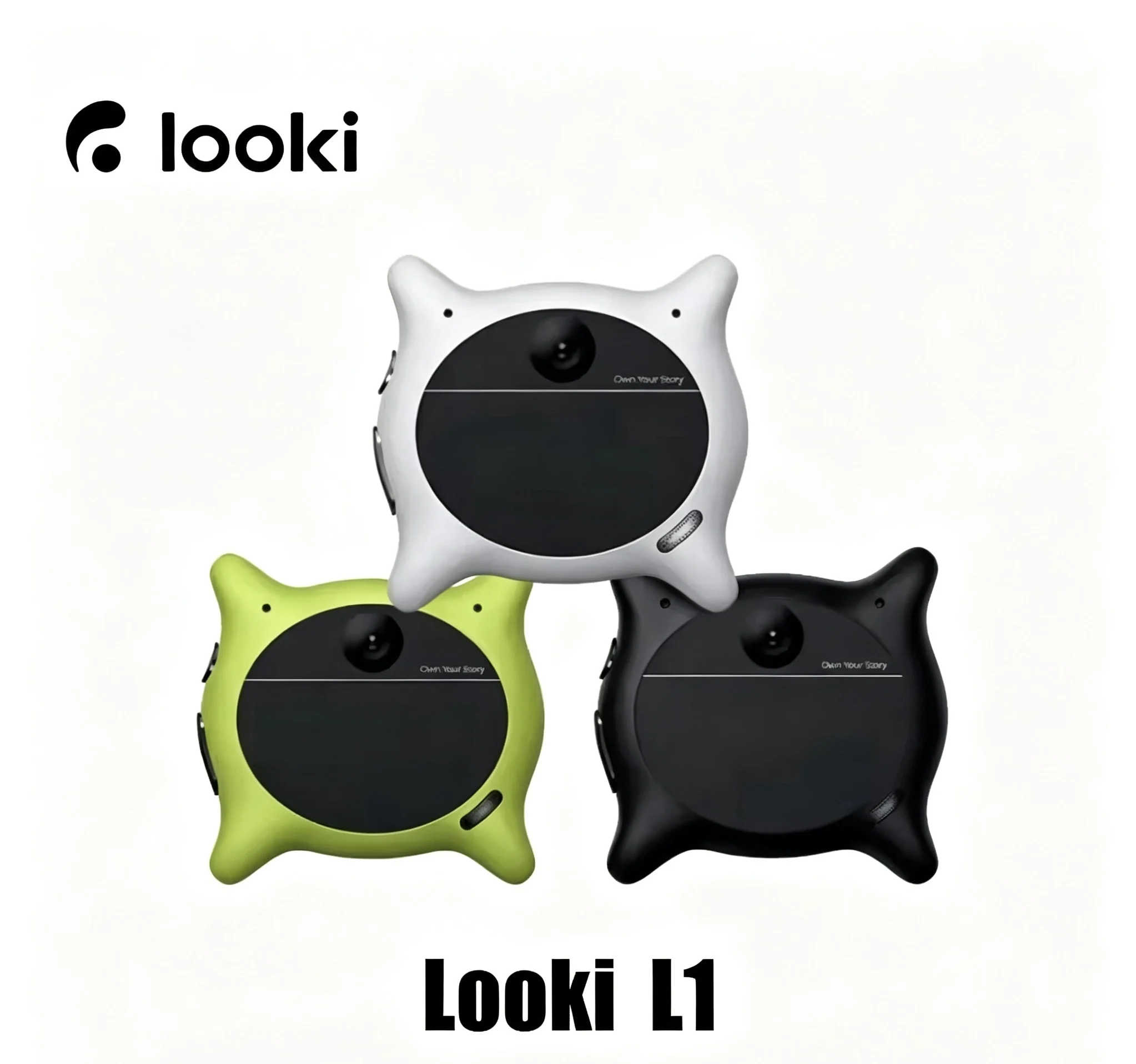 Looki L1 AI Wearable Camera 1080P Life Recorder Auto-Generate Vlog Hands-Free Clip-On Pendant 32GB IP67 Waterproof Daily Memory