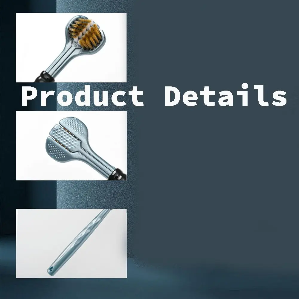 New Complete Toothbrush Soft Bristle Coating Cleaning Cleaning Brush Convenient for Daily Use Tooth Care for Teething Cleaning