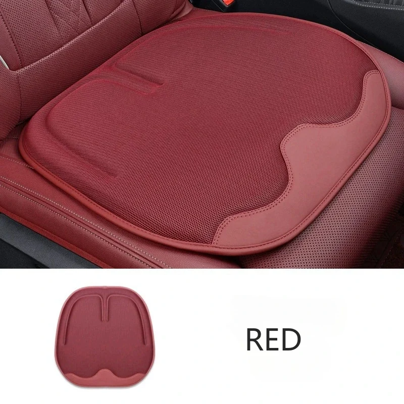 وسادة مقعد تبريد جل السيارة ثلاثية الأبعاد على شكل قرص العسل رائعة وقابلة للتنفس من الحرير الجليدي الرائع للسيارة والمكتب المنزلي وسادة كرسي ملحقات السيارة