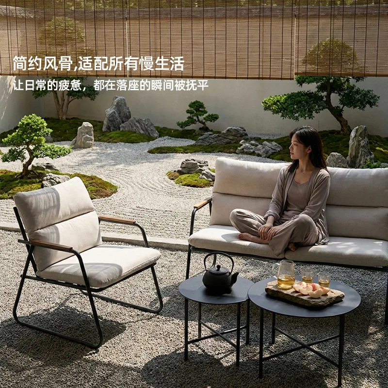 Sofa European style coffee shop  house garden courtyard outdoor wrought
