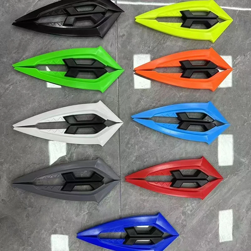 1 Pair Universal Motorcycle Winglet Aerodynamic Spoiler Dynamic Wing Decoration Sticker For Motorcycles E-bikes Scooters Etc image 2