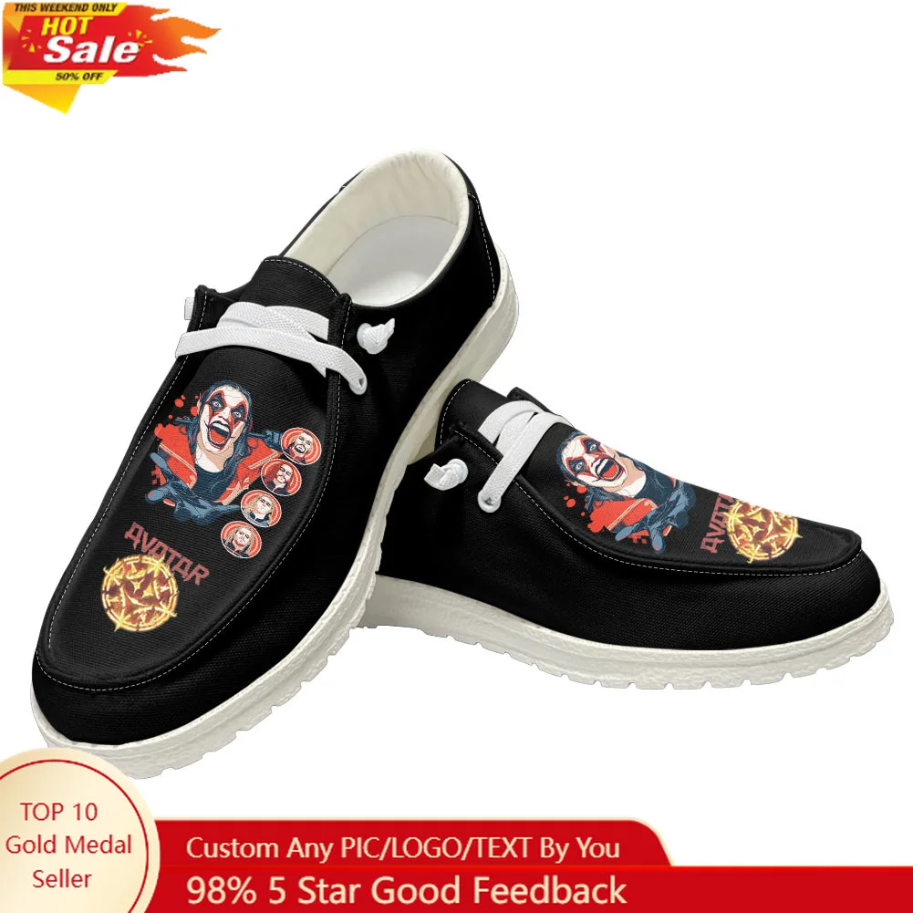 

Avatar Rock Band Casual Shoes Mens Womans Flat Shoe Breathable Outdoor Lightweight High quality Flat Casual Shoes