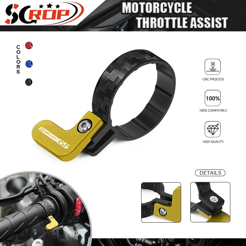 

Handle Throttle Cruise Control Clip For R1200GS R1200RS R1200RT Motorcycle CNC Accelerator Assist Grips Retainer r1200 gs rs rt