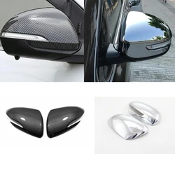 For Kia Sportage 4 QL 2016 2017 2018 2019 carbon Rearview Mirror Cover Rearview Mirror Rear View Cap Ovlerlay Accessories