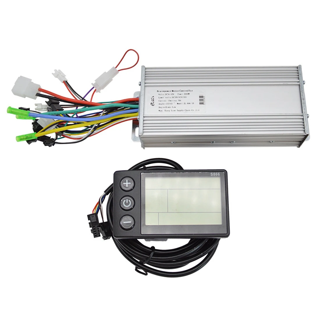 Controller 1000W Work with S866 Display Controller 36V - 60V for Electric Bike Motor 1000W