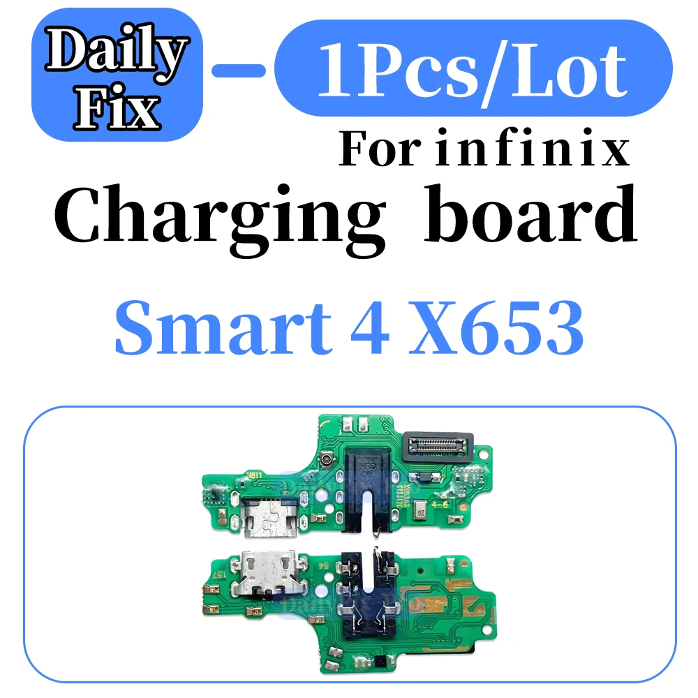 Suitable for Infinix Smart 4 X653  Phone Bottom Charging Board USB Port Replacement Repair