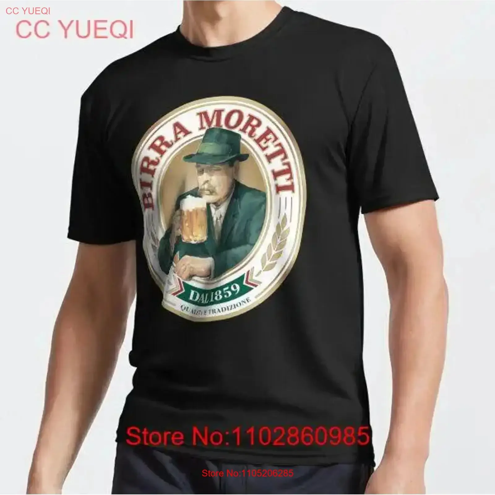 NEW SHIRT CLASSY BIRRA MORETTI LOGO ESSENTIAL T FUNNY USA SIZE S 5XL vintage Washed Casual streetwear fashion Unisex