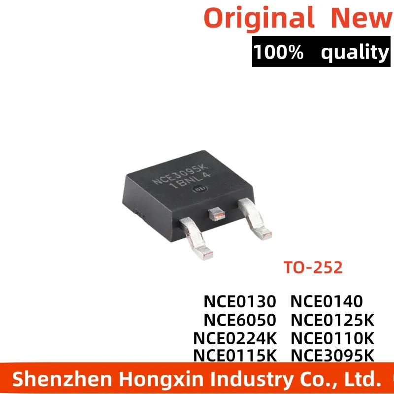 10 pieces of NCE3095K 0130 0140 6050 0125 0224 0110 0115 KA TO-252 enhanced power MOSFET field-effect transistor