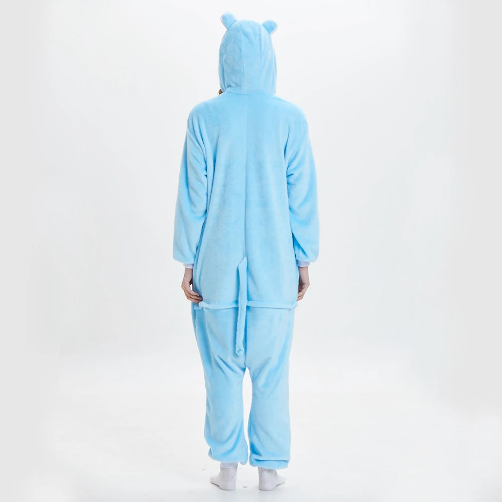 Animal Onesie Adult Jumpsuit Unisex One-Piece Pajamas Cosplay Funny Costume Plush Sleepwear for Halloween Christmas Costume