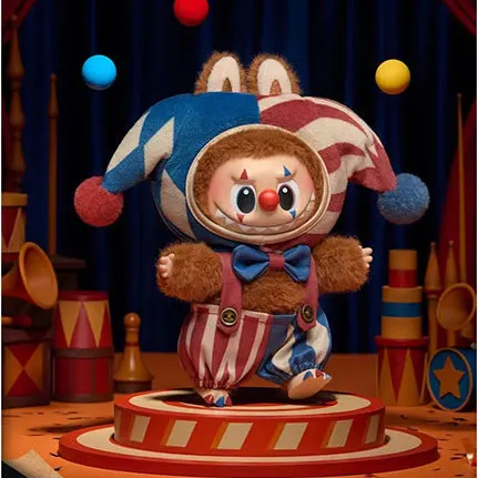 New Authentic POP MART LABUBU WHY SO SERIOUS Series Circus Clown