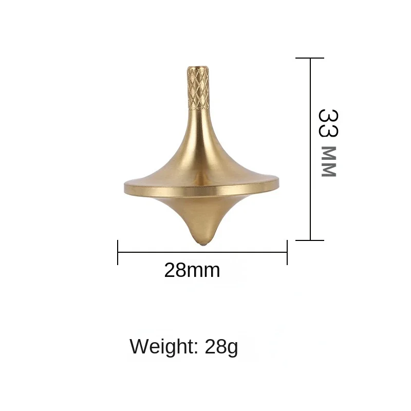 Juguetes antiestrés EDC para adultos y niños, Mini giroscopio pequeño de latón de alta gama, Spinning Top Inception Space, mismo modelo