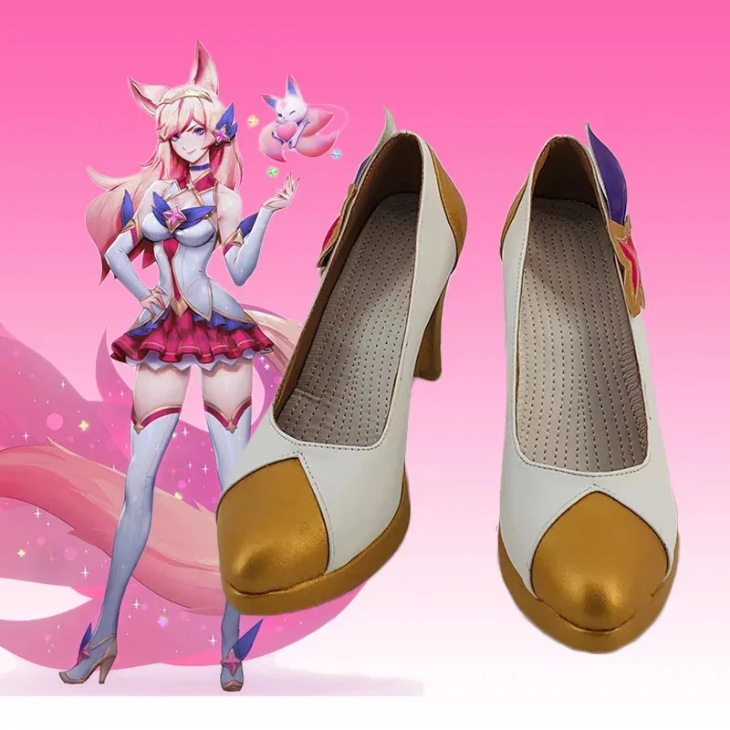 أحذية League of Legends Guardian of LOL Star Ali التأثيرية أحذية كوسبلاي عرض كوميدي للأداء الثانوي