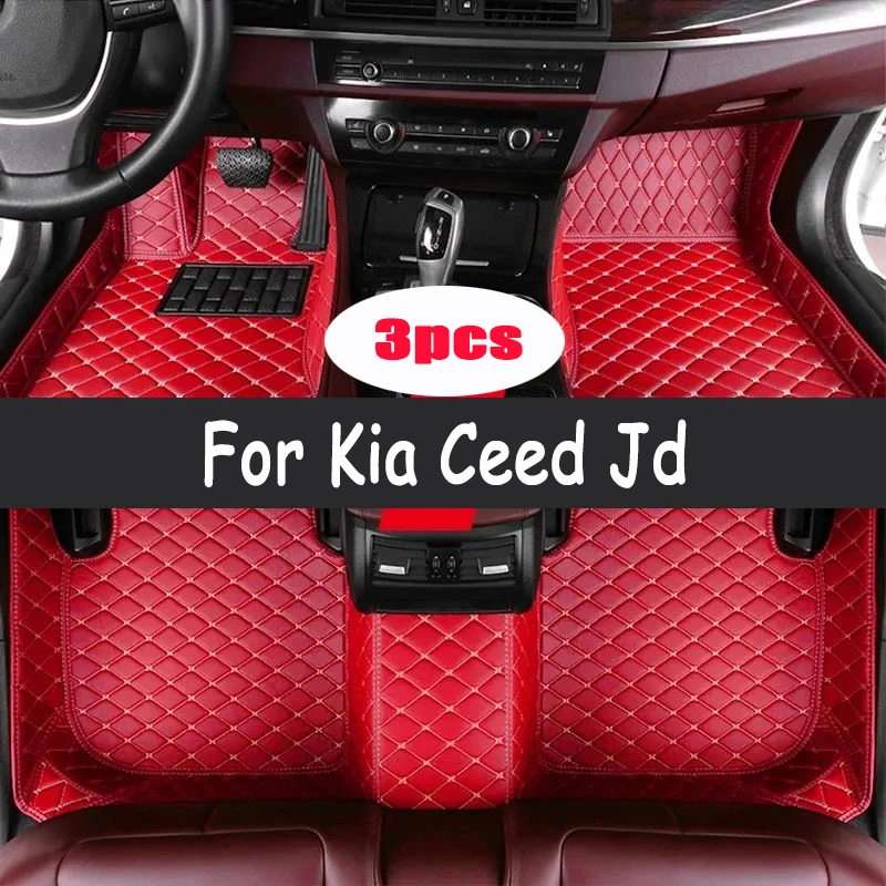 

Автомобильный коврик для Kia Ceed Jd 2014 2015 2016 2017 2018 2019 2020 Мужской нескользящий роскошный женский коврик для ног Авто внутренние коврики Аксессуар