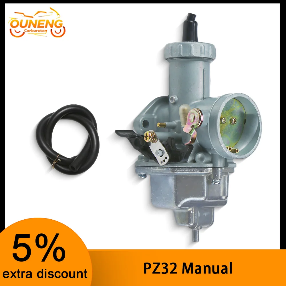 Motorcycle Carburetor For Mikuni PZ32 for Honda CG250 300CC ATV QUAD Dirt Bike Scooter Modified Carb