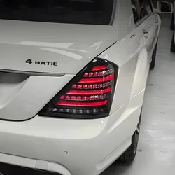 For Benz S-Class S300 S350 S400 S500 S600 W221 2006-2013 Auto Rear Back Lamps Assembly LED Dynamic Car Taillights Accessories