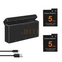Batteries For DJI Osmo Action 3 4 5 Pro Battery Charger 2100mah For Osmo Action 5 pro Batterie Camera Accessories