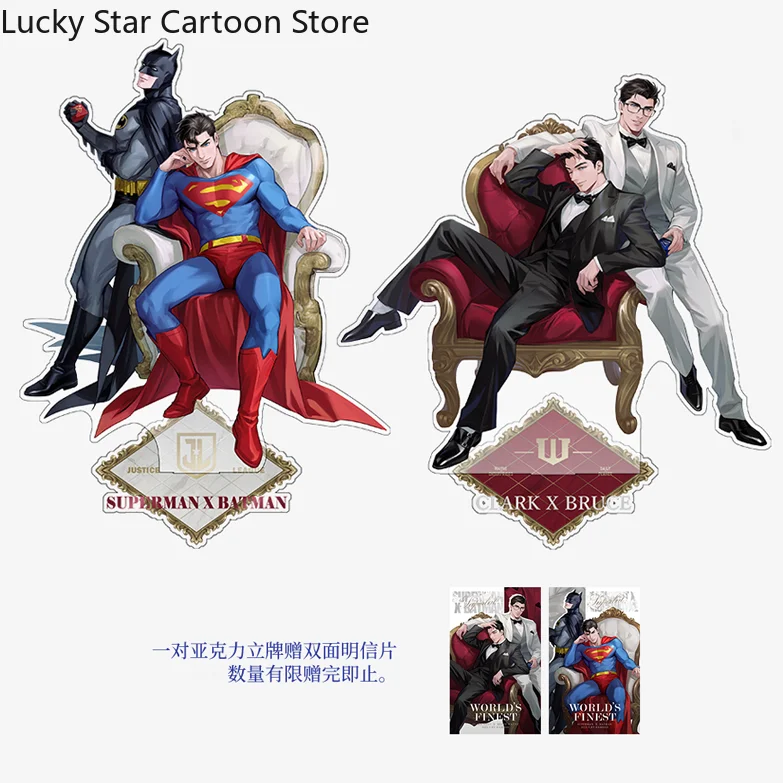 

Red Hood Bruce Wayne Acrylic Stand Figure Desktop Collection Anime Cosplay Standing Sign Halloween Gift Fans Game Anime
