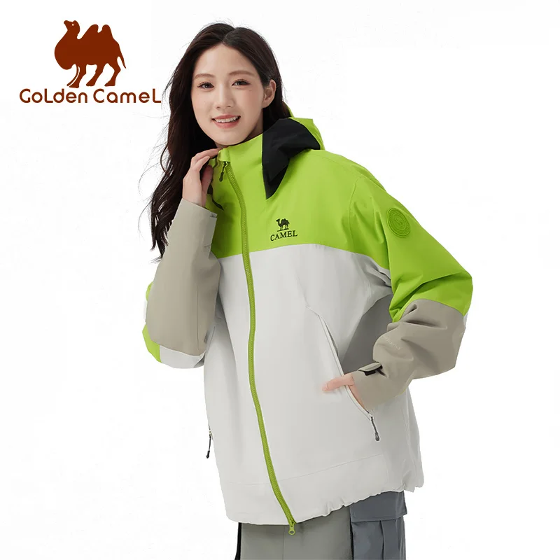 GOLDEN CAMEL Outdoor King Hiking Jackets Unisex 3-in-1Windbreakers Waterproof Shell Fleece Jacket for Men Winter Coats 2025 New