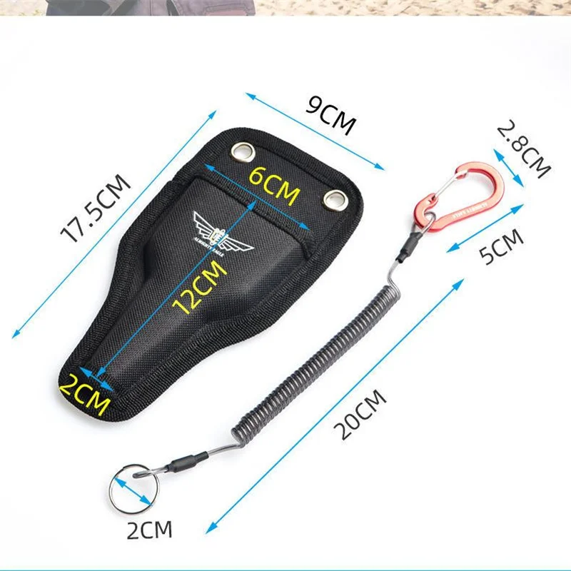 Lost Hand Rope Lujia Pliers Fish Controller Storage Bag Hanging Buckle Anti-Lost Rope Fishing Gear Pliers Set Fishing Supplies