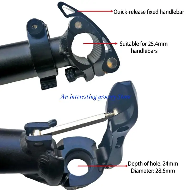 

Телескопический вынос велосипеда 652D из алюминиевого сплава, расширяемый велосипедный вынос, быстрая установка