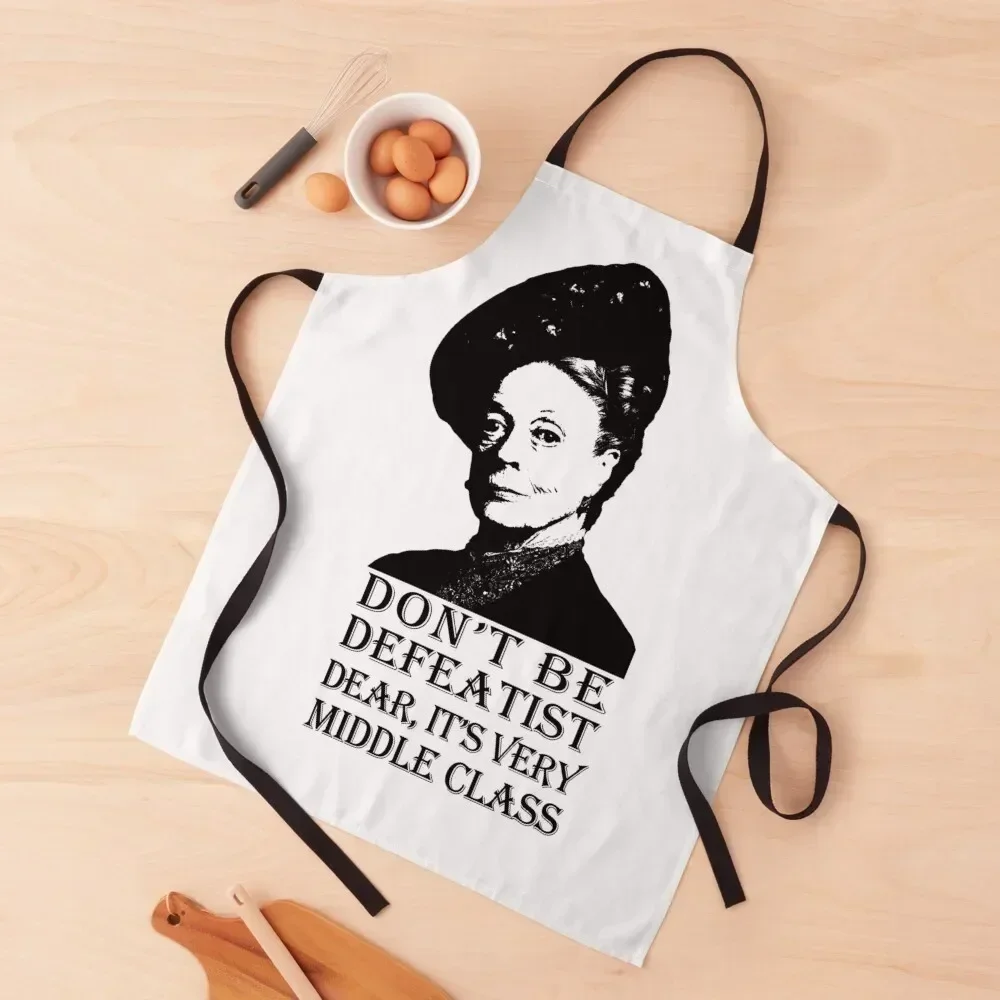 

Don't be Defeatist Dear Apron Chef Uniform Barber Customizable Woman Camping Apron