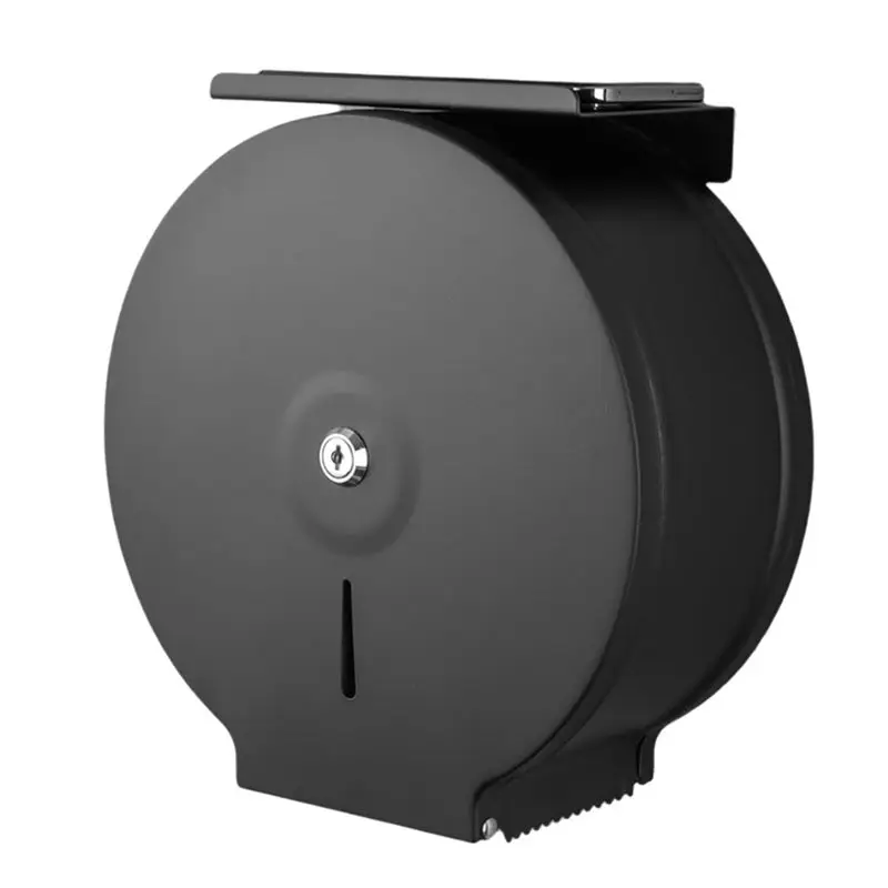A98E-Wall Mount Stainless Steel Toilet Paper Dispenser With Shelf, Commercial Jumbo 9