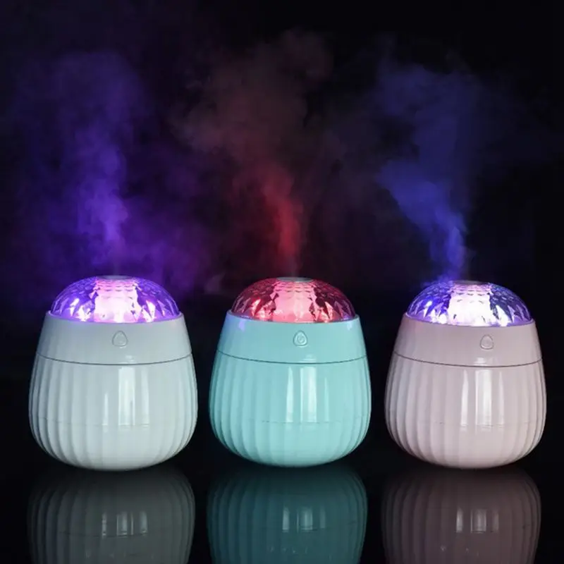 

Creative Gift Air Humidifier Romantic Projection Essential Oil Aroma Diffuser With 7 Changing Led Light For Office Car Home