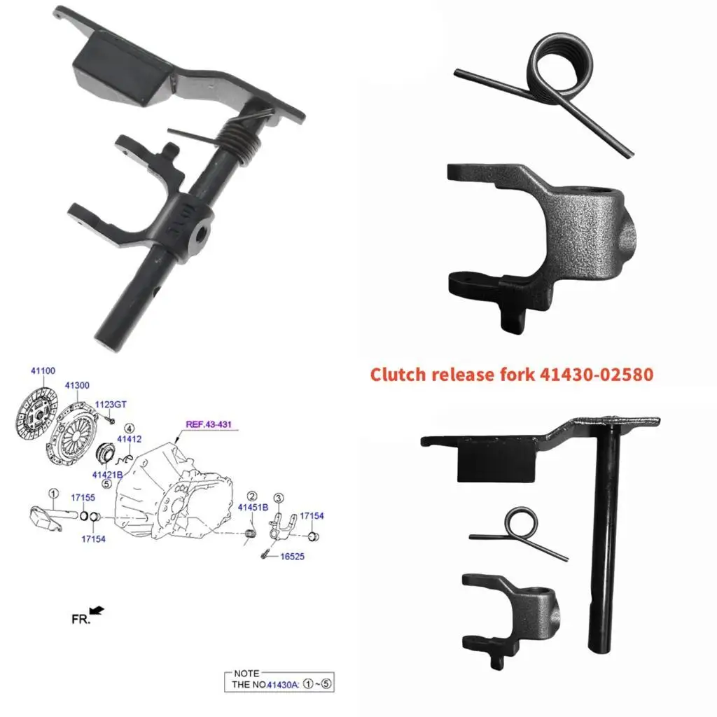 

31bc сцепление сцепления вилочного вала сборка 41430-02580 Замена гладкой передачи
