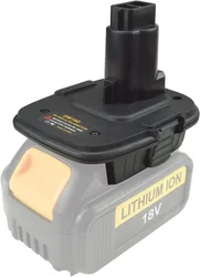 Adaptador de batería DM18D, convertidor para DeWalt, Milwaukee, 18V, 20v, batería de iones de litio, convertidor para Dewalt, 18V, ni-cd, herramientas eléctricas