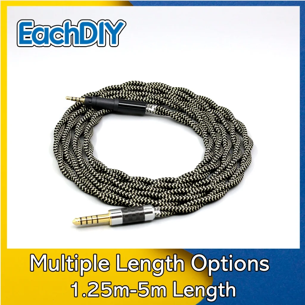 

2 Core 2.8mm Litz OFC Earphone Shield Braided Sleeve Cable For Sennheiser HD599 HD569 HD 560S HD559 hd560s 8242