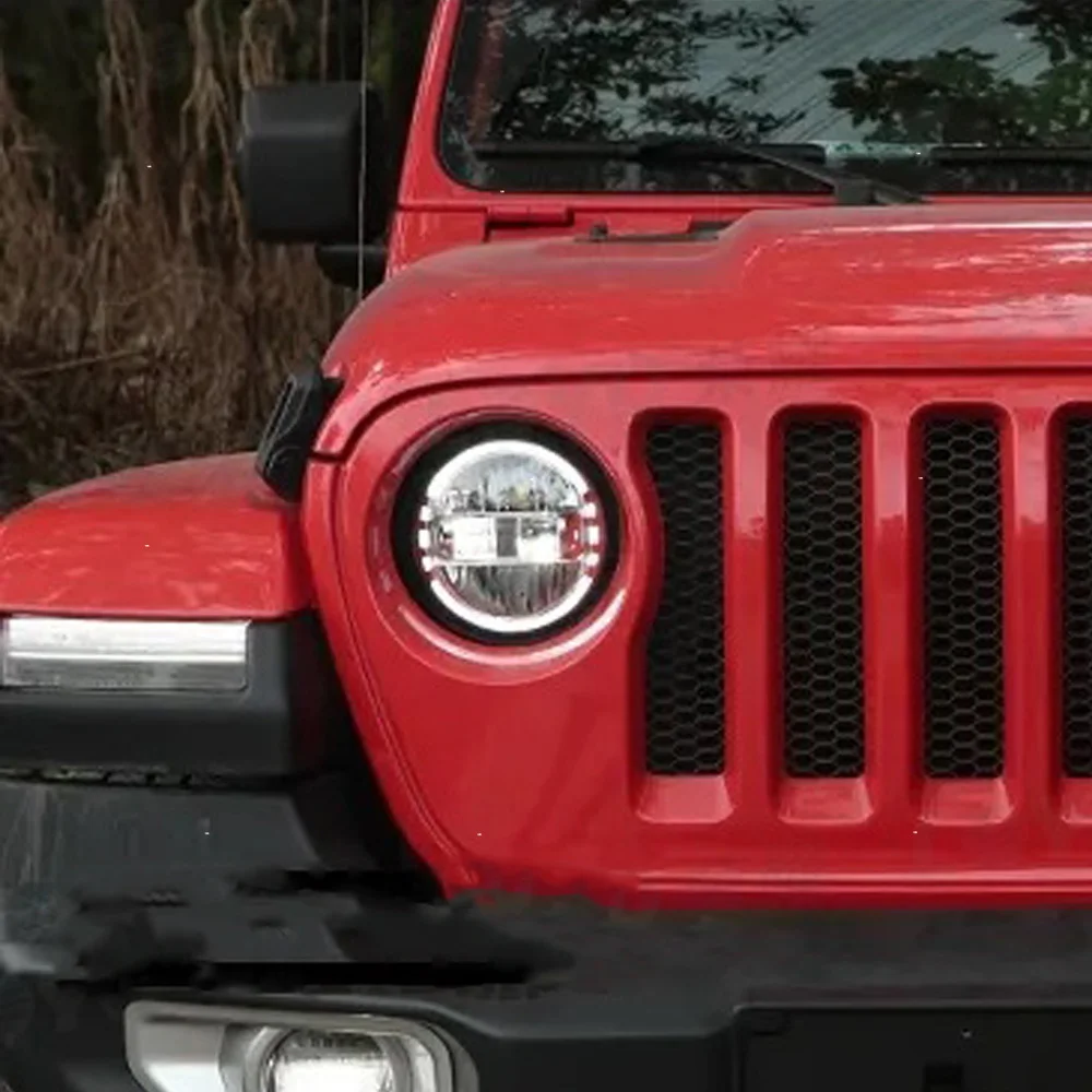 

For Jeep Wrangler 2018-2024 Car Headlights Assembly Upgrade Start Animation High Quality LED Projector lens Accessories Tools