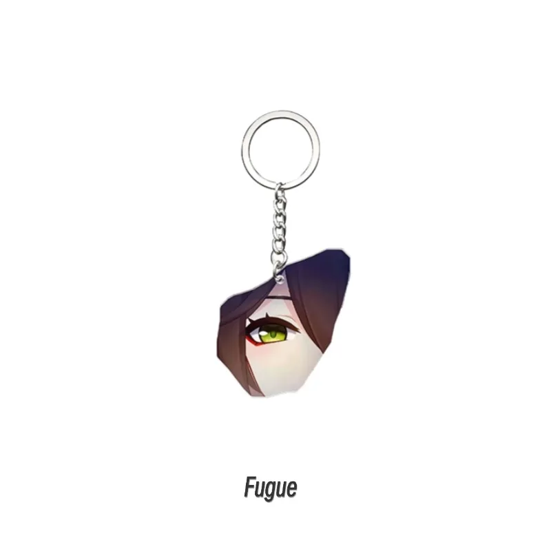 Game Honkai Star Rail Acheron Robin Aglaea hanabi Black Swan RuanMei Jingliu Fugue Kafka Keychains Pendant Car KeyChain Gift