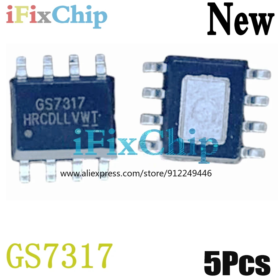 (5piece)100% New GS7317HSO-R GS7317 7317 sop-8 Chipset