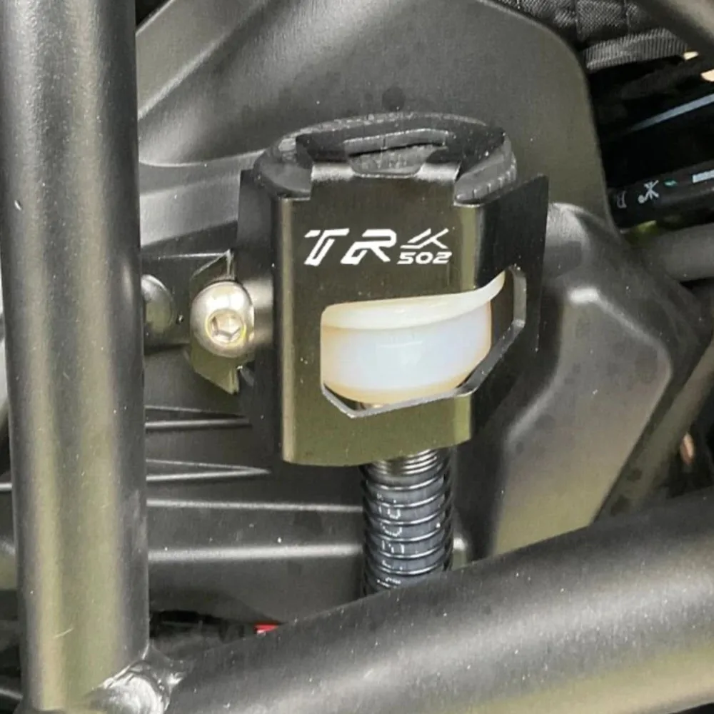 

FOR Benelli TRK 502 502X BJ500 Leoncino 500 not fit for trk251 Front Brake Fluid Cylinder Reservoir Guard Oil Cap Cover Protect