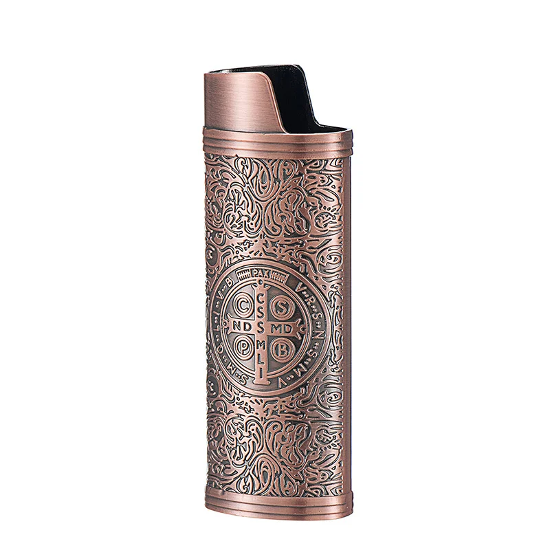 حافظة ولاعة BICJ6 من Constantine Style، درع معدني مضاد للانفجار ثلاثي الأبعاد، تصميم خفيف للغاية 38 جرام