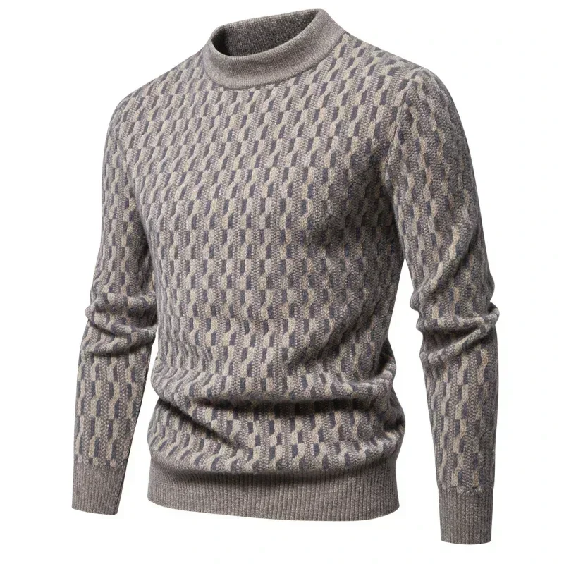 Pull en tricot chaud doux et confortable pour hommes, pull en vison, vêtements d'automne et d'hiver, 216.239.