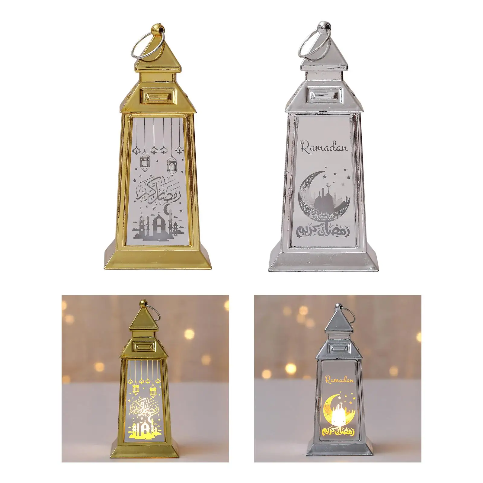 Ramadan luz fontes de festa decoração do feriado muçulmanos iluminação criativa candeeiro de mesa lâmpada decorativa eid mubarak luzes para crianças presente