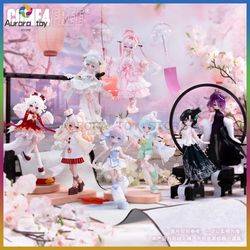 

Новая слепая коробка COME4FREE, мятная вывеска Fortune, серия Mystery Box, подвижная кукла, кавайный кулон, украшение на заказ, игрушка на день рождения для девочек, подарок