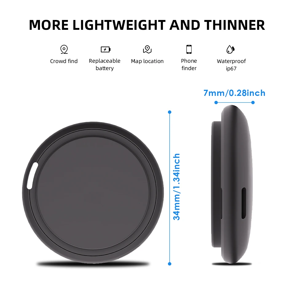 علامة تعقب ذكية بنظام تحديد المواقع مناسبة لأجهزة Apple iOS Airtag مكافحة فقدان محدد مفاتيح السيارة الدراجات كبار السن الحيوانات الأليفة مكافحة فقدان المقتفي #6