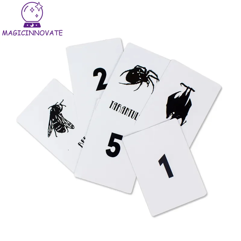 Animal Prediction Cards Prophecy Envelop Close Up Magic Trick Prank Props  Toys Kids